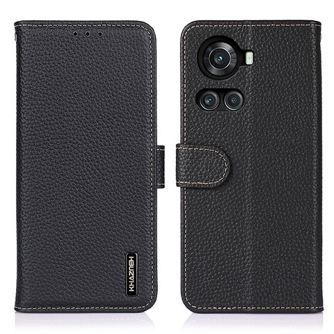 Coque Portefeuille Livre Cuir Etui Clapet B01H pour OnePlus 10R 5G Noir