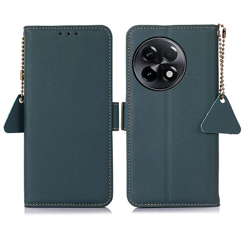 Coque Portefeuille Livre Cuir Etui Clapet B01H pour OnePlus 11R 5G Vert