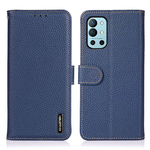 Coque Portefeuille Livre Cuir Etui Clapet B01H pour OnePlus 9R 5G Bleu