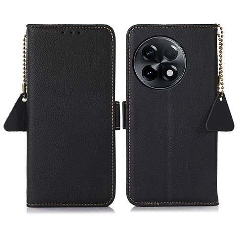 Coque Portefeuille Livre Cuir Etui Clapet B01H pour OnePlus Ace 2 Pro 5G Noir