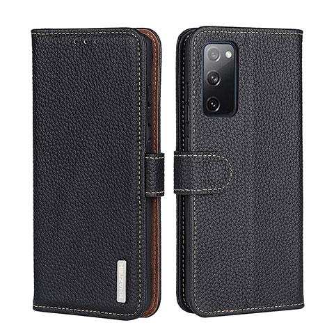 Coque Portefeuille Livre Cuir Etui Clapet B01H pour Realme GT 5G Noir