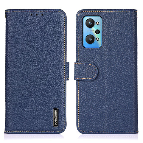 Coque Portefeuille Livre Cuir Etui Clapet B01H pour Realme GT Neo 3T 5G Bleu