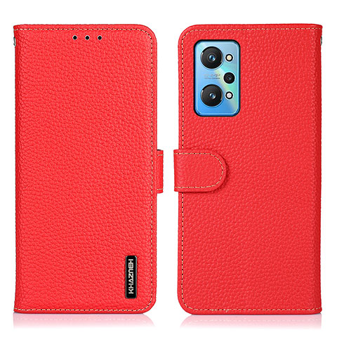 Coque Portefeuille Livre Cuir Etui Clapet B01H pour Realme GT Neo 3T 5G Rouge