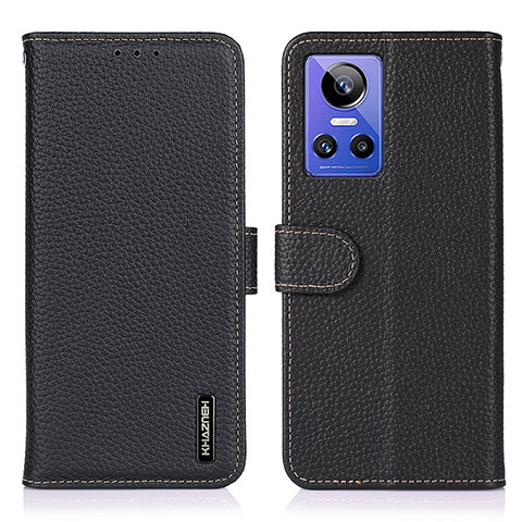 Coque Portefeuille Livre Cuir Etui Clapet B01H pour Realme GT Neo3 5G Noir