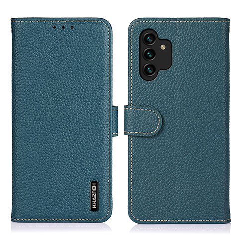 Coque Portefeuille Livre Cuir Etui Clapet B01H pour Samsung Galaxy A13 4G Vert