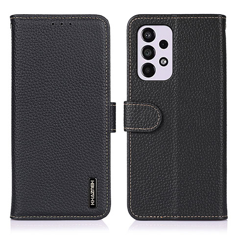 Coque Portefeuille Livre Cuir Etui Clapet B01H pour Samsung Galaxy A33 5G Noir