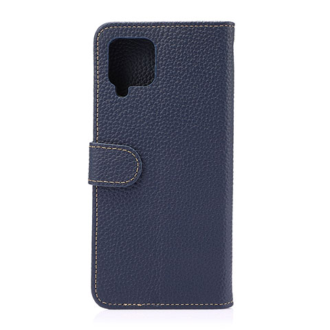 Coque Portefeuille Livre Cuir Etui Clapet B01H pour Samsung Galaxy A42 5G Bleu