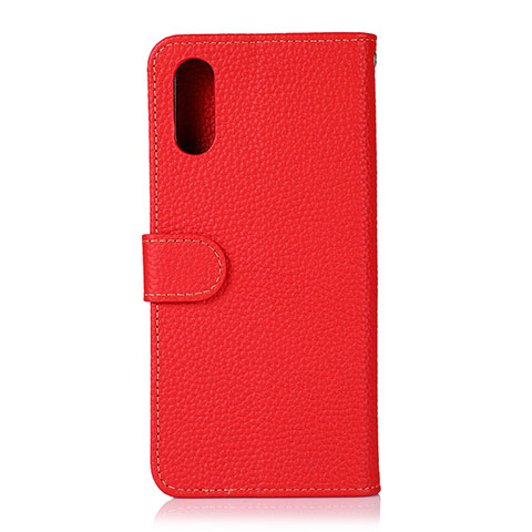 Coque Portefeuille Livre Cuir Etui Clapet B01H pour Samsung Galaxy M02 Rouge