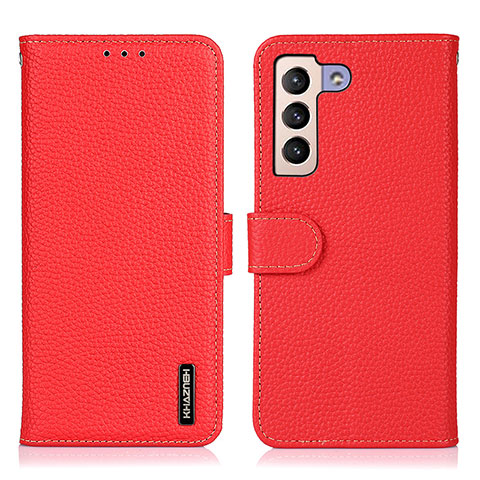 Coque Portefeuille Livre Cuir Etui Clapet B01H pour Samsung Galaxy S23 5G Rouge