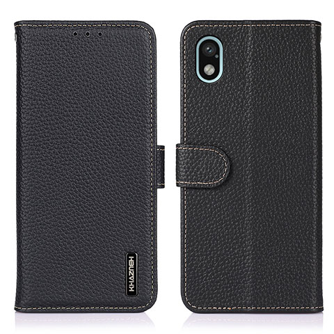 Coque Portefeuille Livre Cuir Etui Clapet B01H pour Sony Xperia Ace III Noir