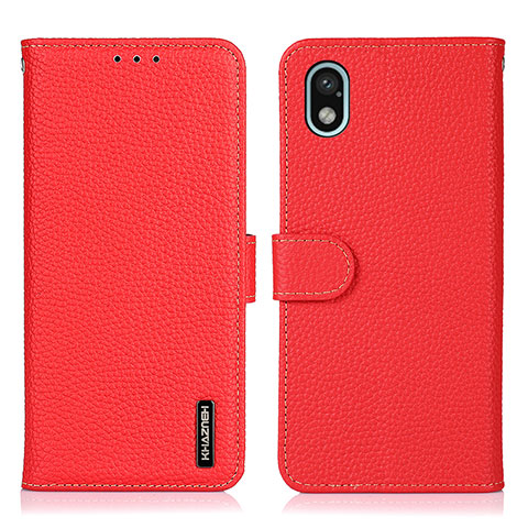 Coque Portefeuille Livre Cuir Etui Clapet B01H pour Sony Xperia Ace III Rouge