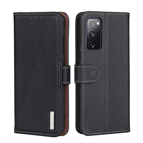 Coque Portefeuille Livre Cuir Etui Clapet B01H pour Xiaomi Poco F3 5G Noir