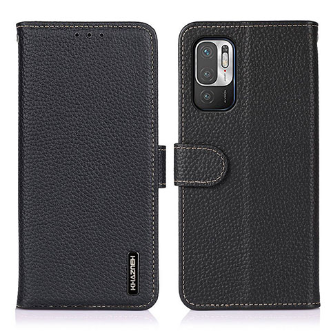 Coque Portefeuille Livre Cuir Etui Clapet B01H pour Xiaomi Redmi Note 11 SE 5G Noir