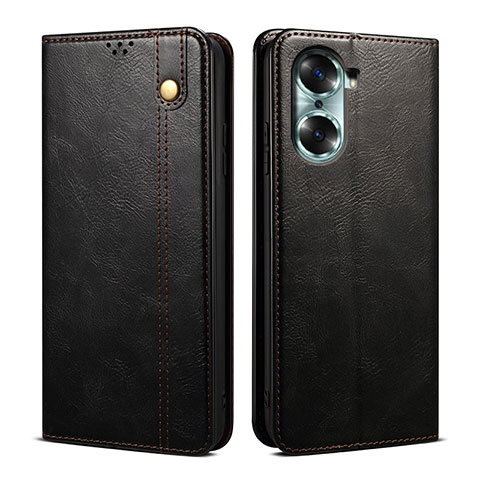 Coque Portefeuille Livre Cuir Etui Clapet B01S pour Huawei Honor 60 5G Noir