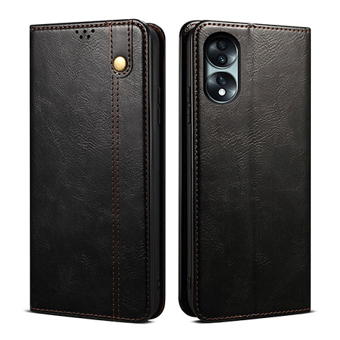 Coque Portefeuille Livre Cuir Etui Clapet B01S pour Huawei Honor 70 5G Noir