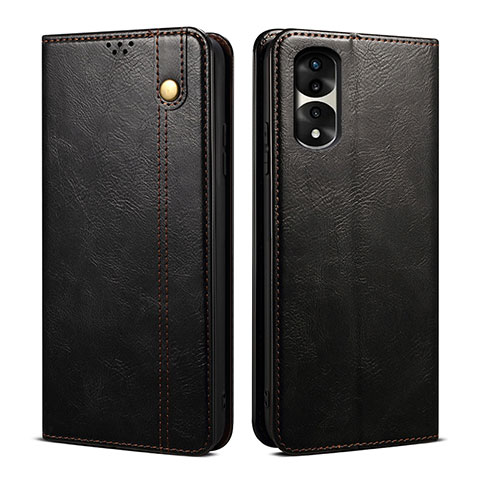 Coque Portefeuille Livre Cuir Etui Clapet B01S pour Huawei Honor 70 Pro+ Plus 5G Noir