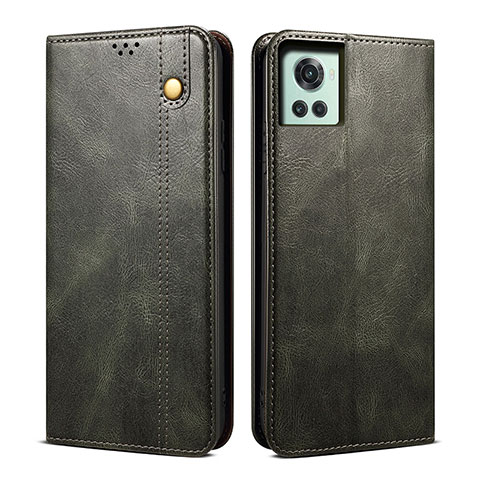 Coque Portefeuille Livre Cuir Etui Clapet B01S pour OnePlus Ace 5G Vert