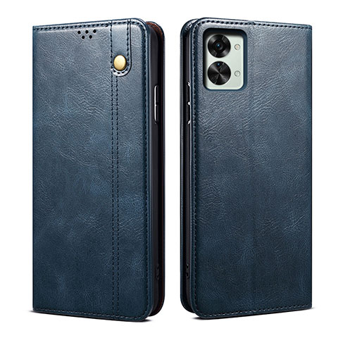 Coque Portefeuille Livre Cuir Etui Clapet B01S pour OnePlus Nord 2T 5G Bleu