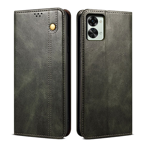 Coque Portefeuille Livre Cuir Etui Clapet B01S pour OnePlus Nord 2T 5G Vert