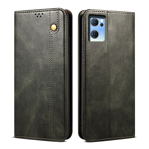 Coque Portefeuille Livre Cuir Etui Clapet B01S pour OnePlus Nord CE 2 5G Vert