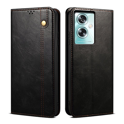 Coque Portefeuille Livre Cuir Etui Clapet B01S pour Oppo A2 5G Noir