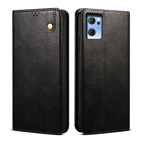 Coque Portefeuille Livre Cuir Etui Clapet B01S pour Oppo Find X5 Lite 5G Noir