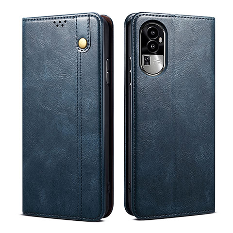 Coque Portefeuille Livre Cuir Etui Clapet B01S pour Oppo Reno10 Pro+ Plus 5G Bleu