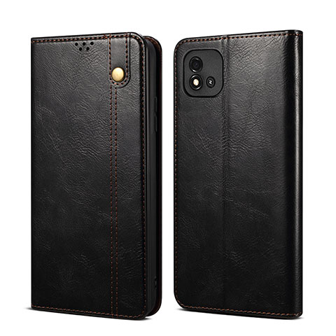 Coque Portefeuille Livre Cuir Etui Clapet B01S pour Realme C11 (2021) Noir