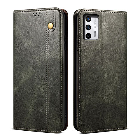 Coque Portefeuille Livre Cuir Etui Clapet B01S pour Realme GT 5G Vert