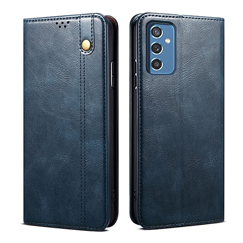 Coque Portefeuille Livre Cuir Etui Clapet B01S pour Samsung Galaxy A04s Bleu