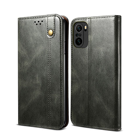 Coque Portefeuille Livre Cuir Etui Clapet B01S pour Xiaomi Mi 11i 5G Vert