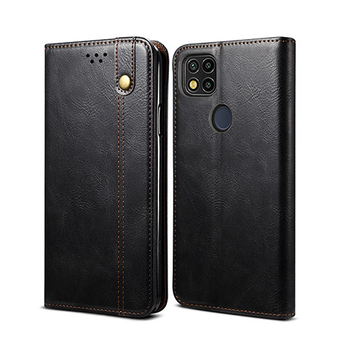 Coque Portefeuille Livre Cuir Etui Clapet B01S pour Xiaomi POCO C3 Noir