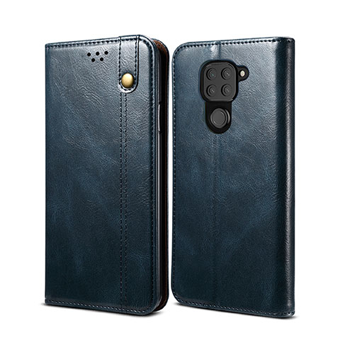 Coque Portefeuille Livre Cuir Etui Clapet B01S pour Xiaomi Redmi 10X 4G Bleu