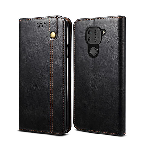 Coque Portefeuille Livre Cuir Etui Clapet B01S pour Xiaomi Redmi 10X 4G Noir