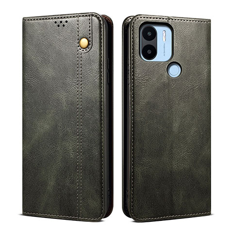 Coque Portefeuille Livre Cuir Etui Clapet B01S pour Xiaomi Redmi A2 Vert