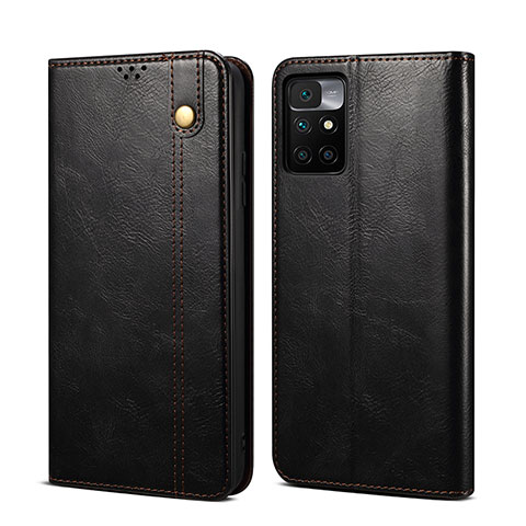 Coque Portefeuille Livre Cuir Etui Clapet B01S pour Xiaomi Redmi Note 11 4G (2021) Noir