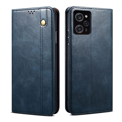 Coque Portefeuille Livre Cuir Etui Clapet B01S pour Xiaomi Redmi Note 12 Pro Speed 5G Bleu