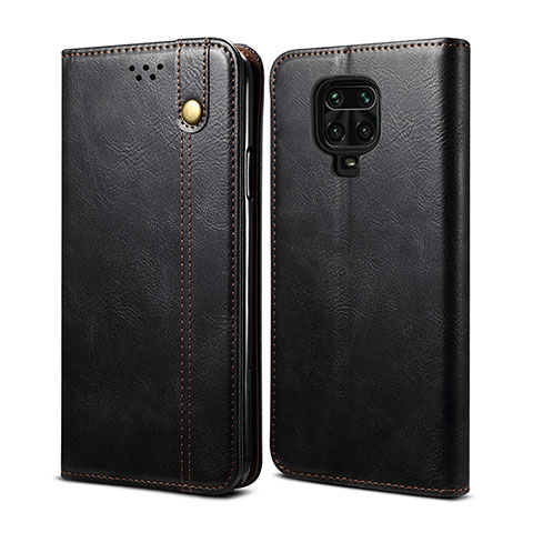 Coque Portefeuille Livre Cuir Etui Clapet B01S pour Xiaomi Redmi Note 9 Pro Max Noir