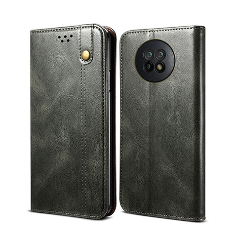 Coque Portefeuille Livre Cuir Etui Clapet B01S pour Xiaomi Redmi Note 9T 5G Vert