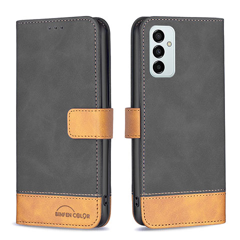 Coque Portefeuille Livre Cuir Etui Clapet B02F pour Samsung Galaxy M23 5G Noir