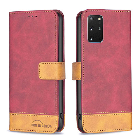 Coque Portefeuille Livre Cuir Etui Clapet B02F pour Samsung Galaxy S20 Plus 5G Rouge