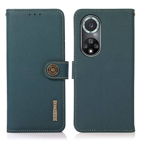 Coque Portefeuille Livre Cuir Etui Clapet B02H pour Huawei Nova 9 Pro Vert