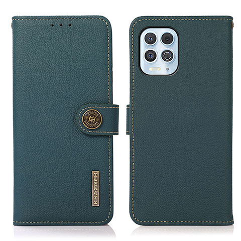 Coque Portefeuille Livre Cuir Etui Clapet B02H pour Motorola Moto Edge S 5G Vert