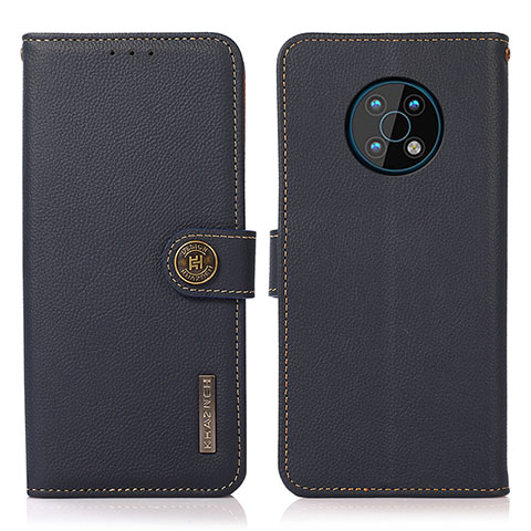 Coque Portefeuille Livre Cuir Etui Clapet B02H pour Nokia G50 5G Bleu