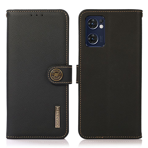 Coque Portefeuille Livre Cuir Etui Clapet B02H pour OnePlus Nord CE 2 5G Noir