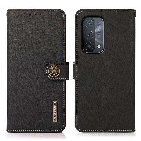 Coque Portefeuille Livre Cuir Etui Clapet B02H pour OnePlus Nord N200 5G Noir