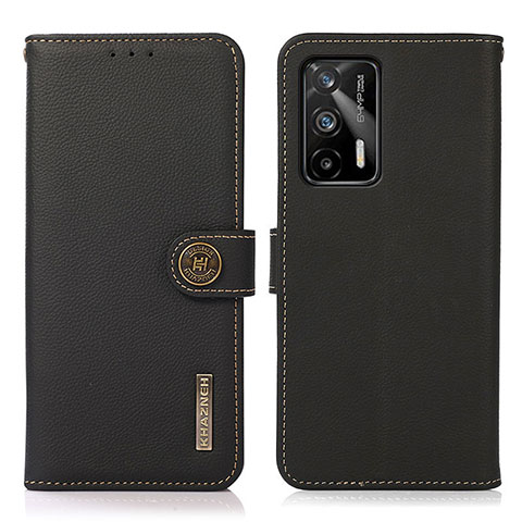 Coque Portefeuille Livre Cuir Etui Clapet B02H pour Realme GT 5G Noir