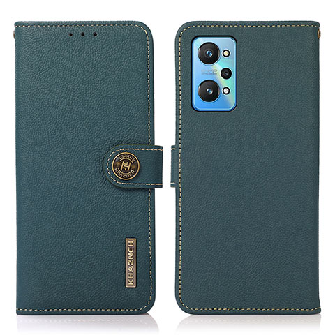 Coque Portefeuille Livre Cuir Etui Clapet B02H pour Realme GT Neo2 5G Vert