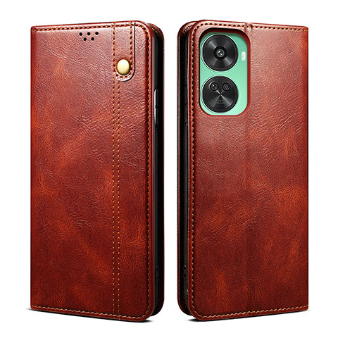 Coque Portefeuille Livre Cuir Etui Clapet B02S pour Huawei Nova 11 SE Marron