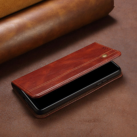 Coque Portefeuille Livre Cuir Etui Clapet B02S pour Xiaomi Mi 13 5G Marron